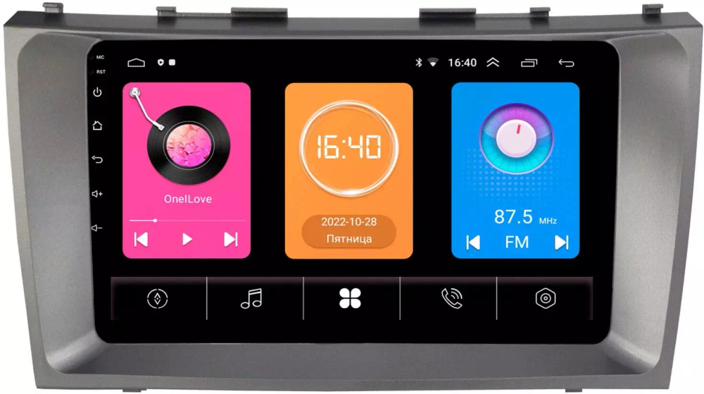 Магнитола для Toyota Camry 2006-2011 - OEM GT9-9037 на Android 10, 2ГБ-16ГБ