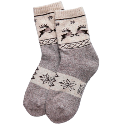 Носки из 100% монгольской шерсти