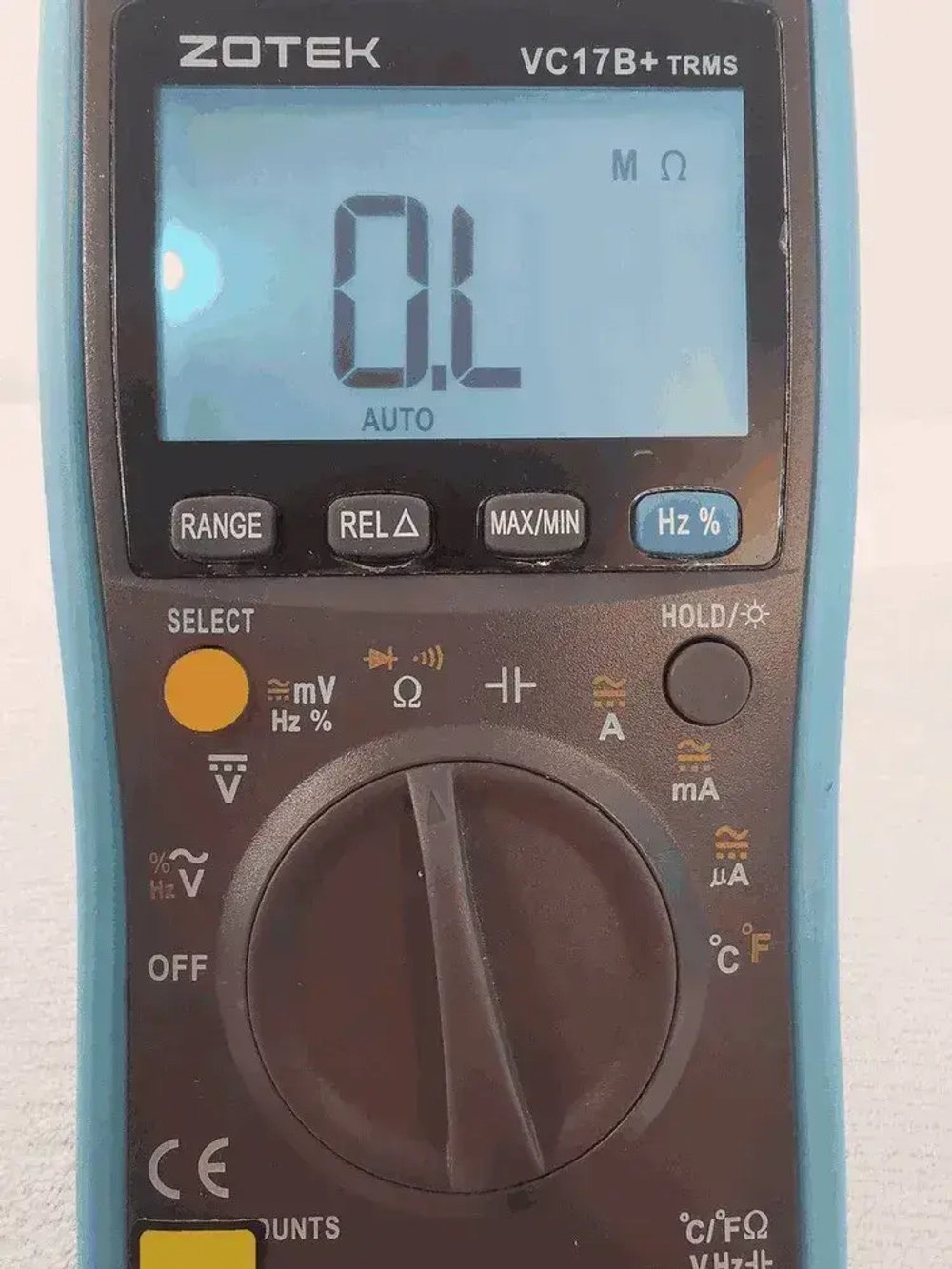 Универсальный мультиметр ZOTEK VC17B+ ZOIY, Цифровой, автоматические диапазоны 6000 отсчетов True RMS