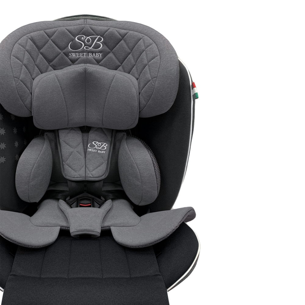 Автокресло (0-36) Sweet Baby Fortuna 360 SPS Isofix Grey/Black