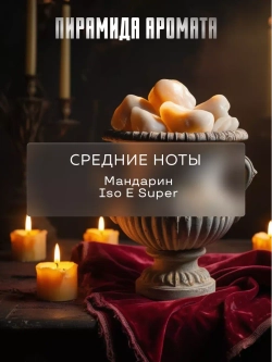 Отдушка Prof-Royal EX 1 Mandarin, парфюмерная, для свечей, диффузоров и мыла, бесцветная, 5мл