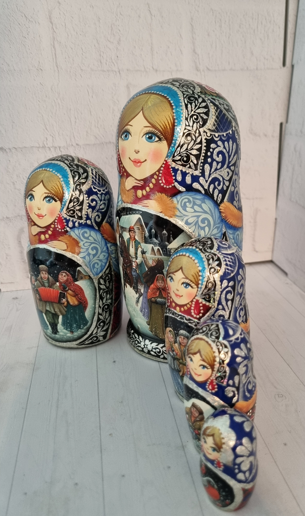 Машрешка 18см "Зима" 5 мест