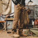 Мужские винтажные брюки-карго в американском стиле