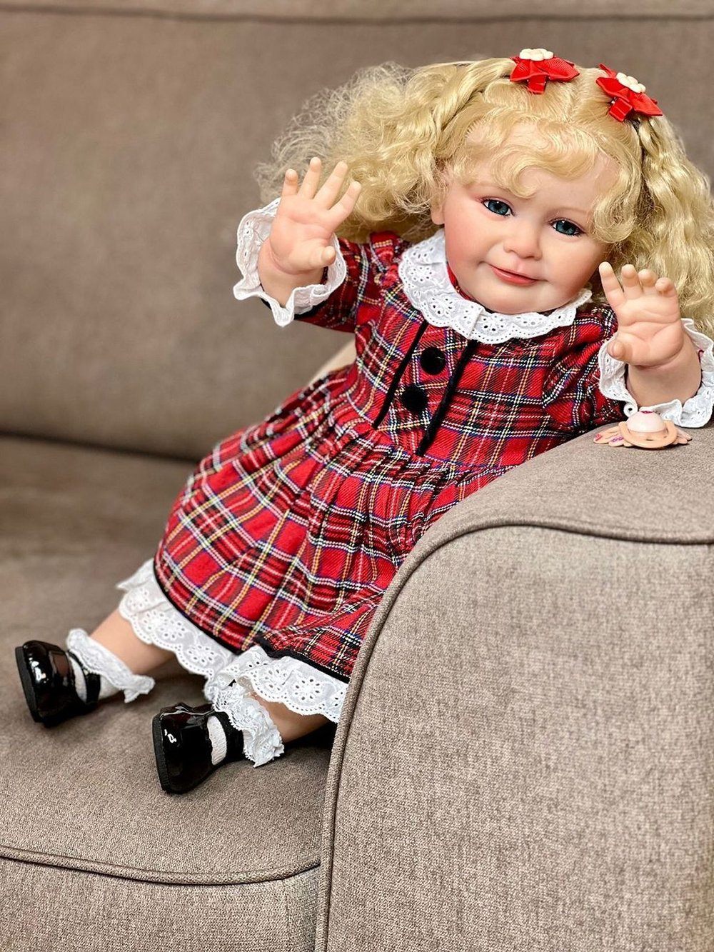 Кукла Реборн мягконабивная 60см в пакете (FA-513)