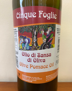 Оливковое масло CARMELA DI CARO Для жарки Рафинированное (Pomace) 1 литр, Италия