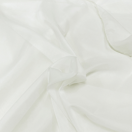 Вуаль с утяжелителем, цвет - молочный оптом. Ширина -330 см. 5019/4