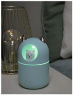 Увлажнитель воздуха для дома с подсветкой, цвет салатовый