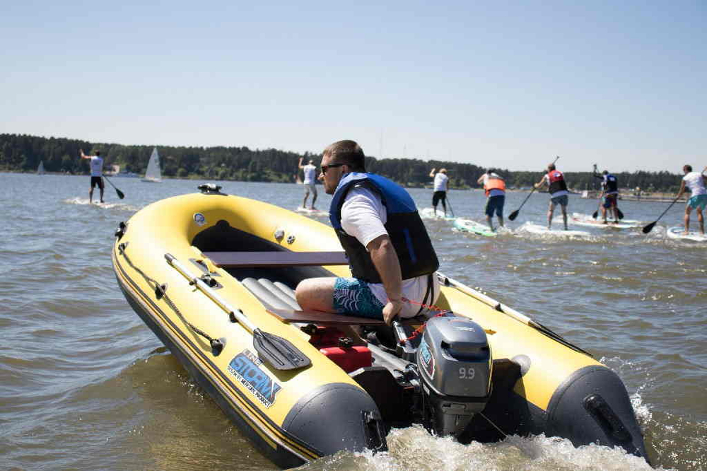 Лодка ПВХ STORMLINE AIR Trimaran 400