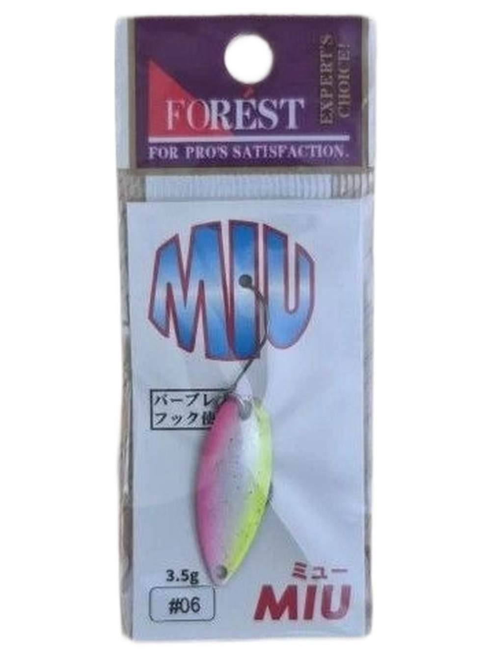 Блесна MIU Forest микроколебалка весом 3.5 #06