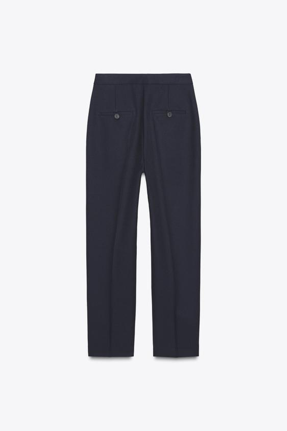 ZARA БРЮКИ ПРЯМОГО КРОЯ, МОРСКОЙ СИНИЙ