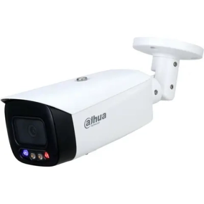 Уличная цилиндрическая IP-видеокамера Dahua WizColor TiOC K 4Мп, 1/1.8” CMOS, объектив 3.6мм, видеоаналитика, 2 микрофона, ИК 50м, LED 50м, IP67, металл/пластик