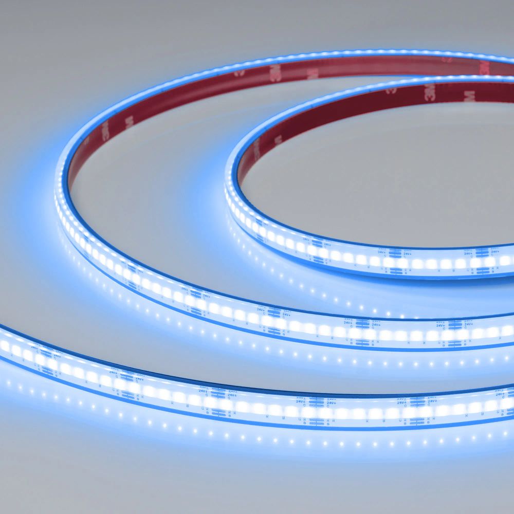 Светодиодная лента герметичная CSP-PFS-X540-12mm 24V RGB (15 W/m, IP68, TWP100, 5m) (Arlight, -) 051234