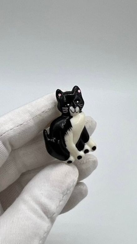 Накладка на пуговицу Кот