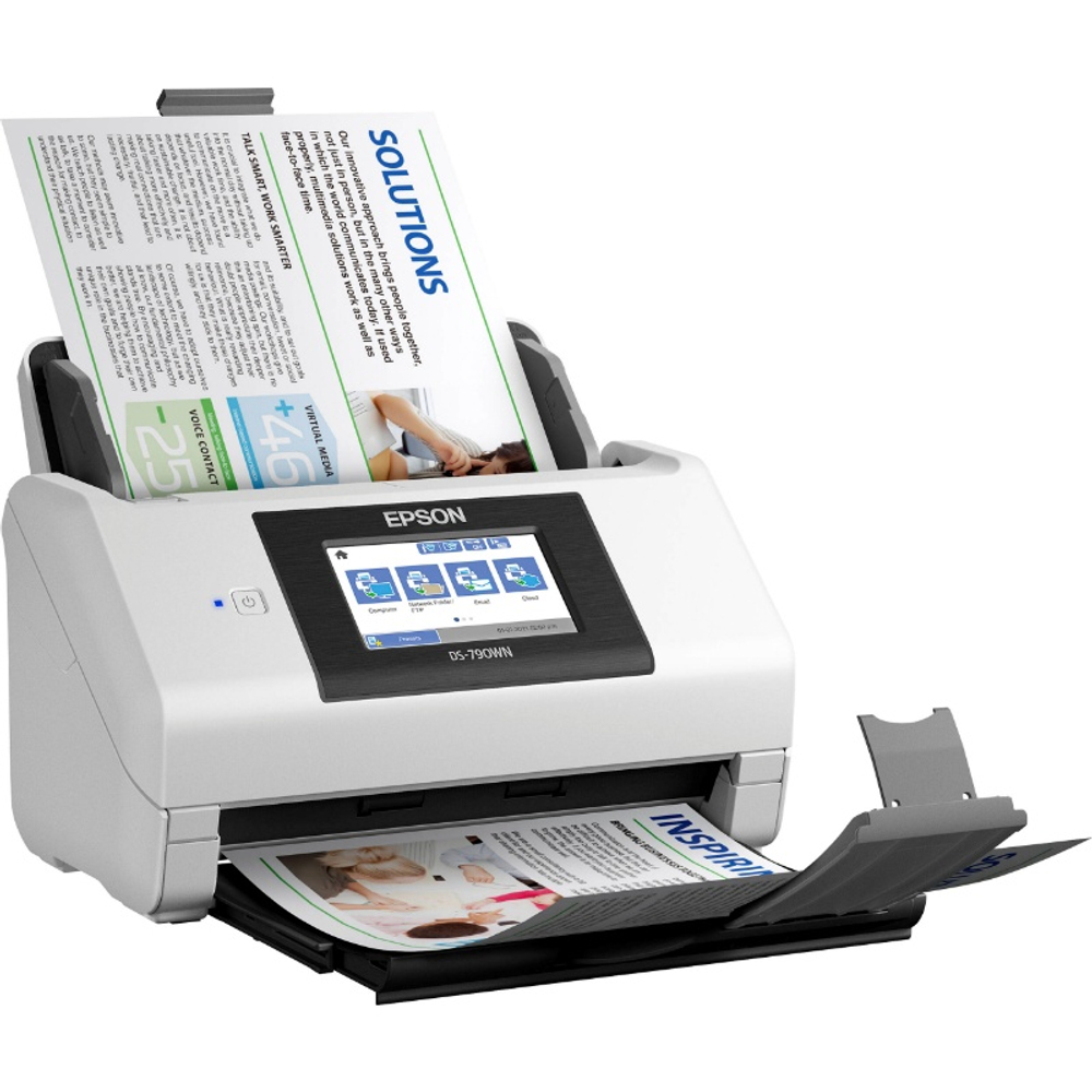 Сканер Epson WorkForce DS-790WN, A4, 45 ppm, WiFi