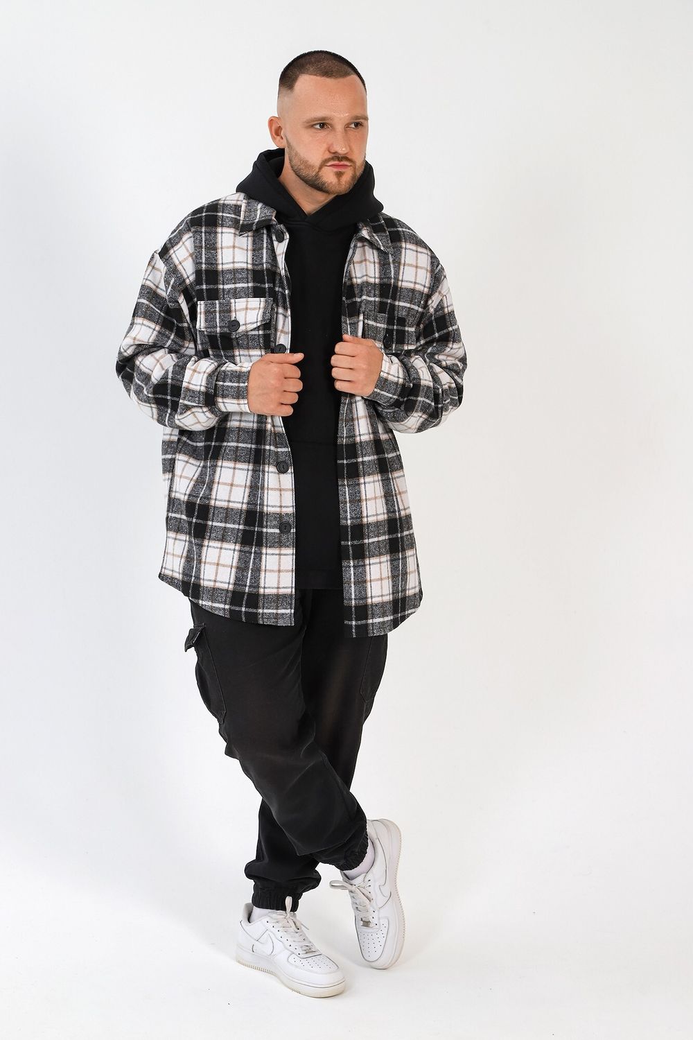 Рубашка мужская Квадро-4 Виотекс ЧЁРНЫЙ