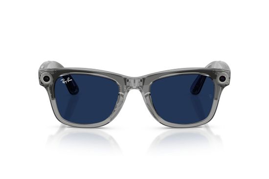 Очки Ray-Ban Wayfarer GEN 2 Shiny Transparent Grey / Transitions Sapphire (L / Size 53) RW4012 6840MF53
