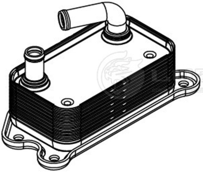 LOc 1011 -  Радиатор масляный для а/м Volvo S40 (04-)/S80 (06-)/S60 (10-)/Ford Kuga (08-) 2.0i/2.4i/2.5i