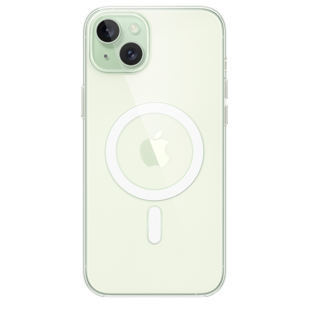 Прозрачный чехол с поддержкой MagSafe Apple Clear Case для iPhone 15 Plus