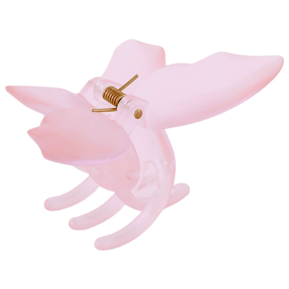 Краб для волос 8,5 см, матовый, розовый, MONTE VITA, 457015