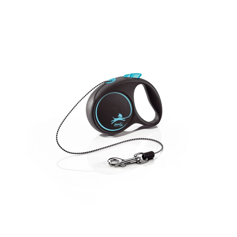 FLEXI BLACK DESIGN Поводок-рулетка XS (до 8 кг) 3 м, трос