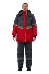 Костюм женский утепленный "Северная широта" куртка+полукомбинезон
