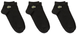 Теннисные носки Lacoste SPORT Low-Cut Cotton Socks 3P - черный