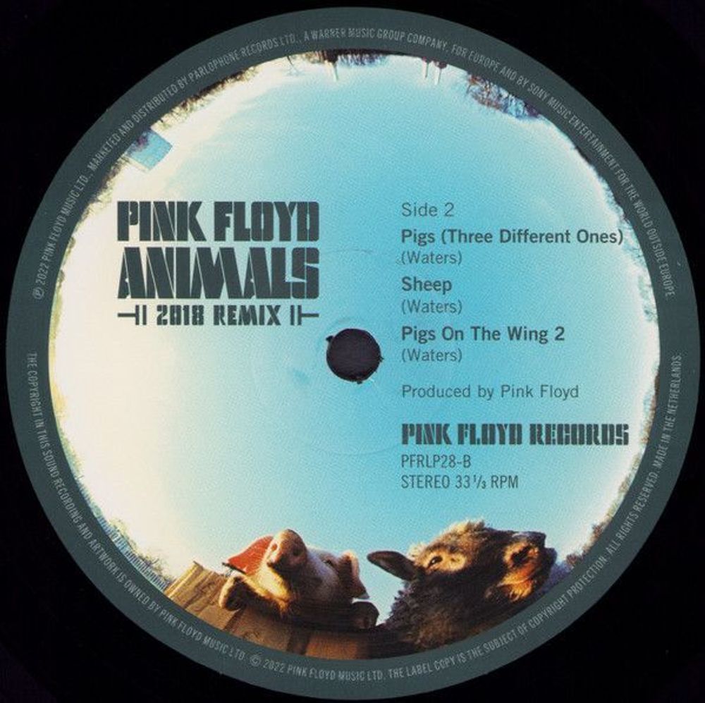 Pink Floyd. Animals (2018 Remix, LP) Пинк Флойд релиз 16.09.2022