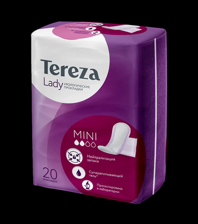 TerezaLady MINI прокладки уролог. для женщин 20шт.