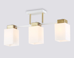 Светильник подвесной TR303045/3 WH/GD белый/золото E27/3 max 60W 540*100*270