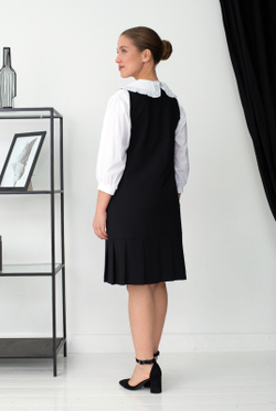 Офисный сарафан 2308АП, черный #70Ч082308АП