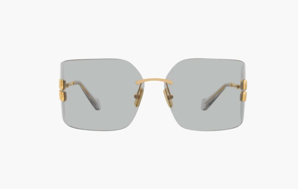 Miu Miu MU 54YS Sunglasses "Gold Light Grey"