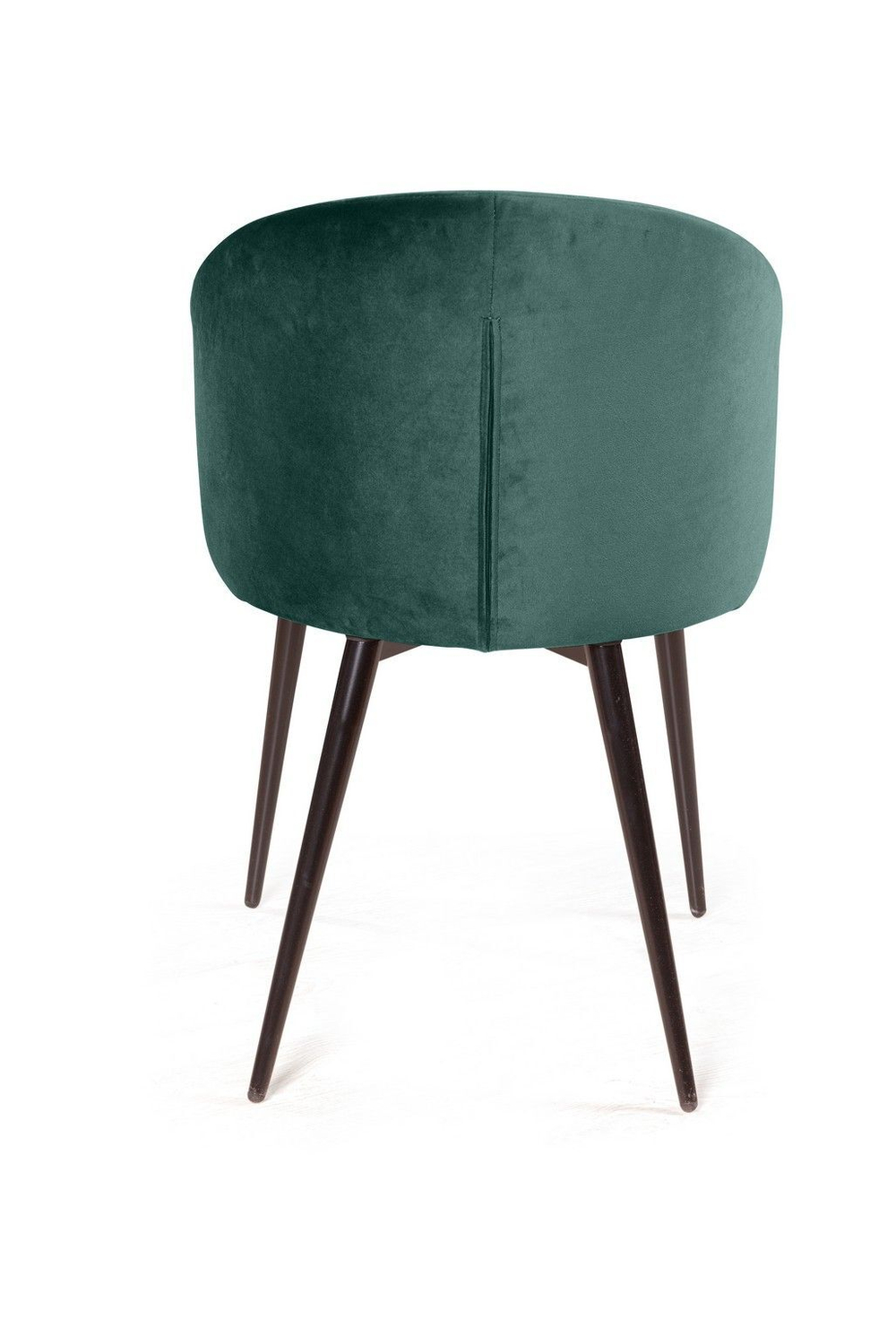 Стул Mont Blanc, бархат изумрудный 87 / черный конус