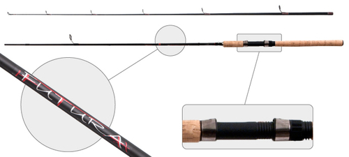 Спиннинг штекерный угольный 2 колена Akara Futura IM8 (10-30) 2,7 м