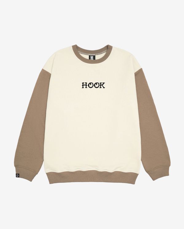 Толстовка Лидер колорблок бежевый - фото 1