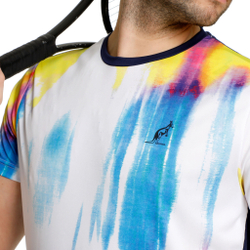 Мужское теннисное поло Australian Ace Blaze T-Shirt Men - White