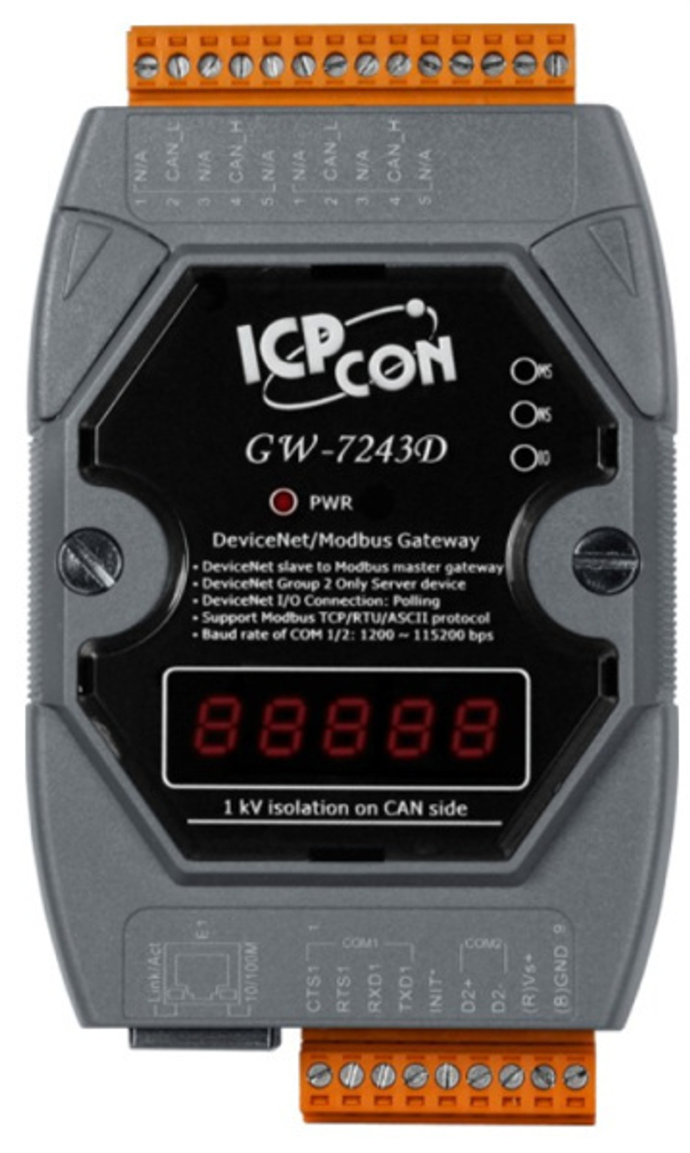 Преобразователь ICP DAS GW-7243D-G CR