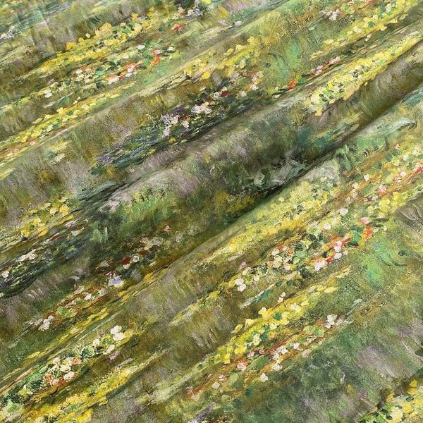 ИМПРЕССИОНИЗМ # 18  , 100% хлопок Handmade Fabrics, отрез 45 см 4