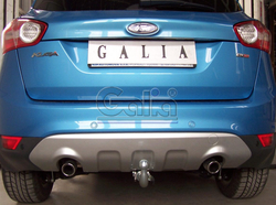 Фаркоп оцинкованный Galia F113C для Ford Kuga 2008-2013, 2013-(паспорт и сертификат в комплекте)(без электрики)
