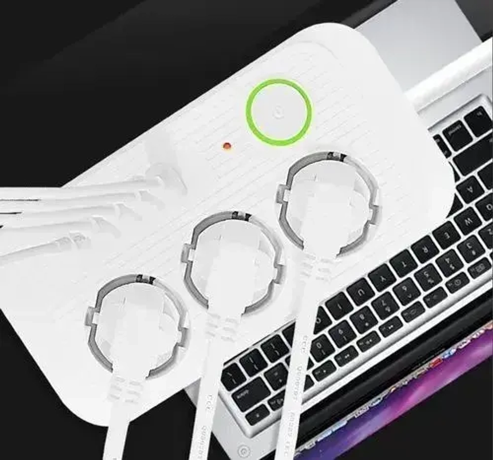 Сетевой фильтр/Удлинитель 3 метра/Белый