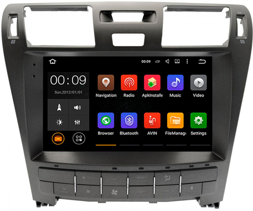 Магнитола для Lexus LS460 2006-2009 (до рестайлинга, рамка 10) - AIROC 2K RX-1402 Android 13, QLed+2K, ТОП процессор, 8/128, CarPlay, SIM-слот