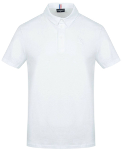 Мужское теннисное поло Le Coq Sportif ESS T/T Polo SS No.1 M - белый