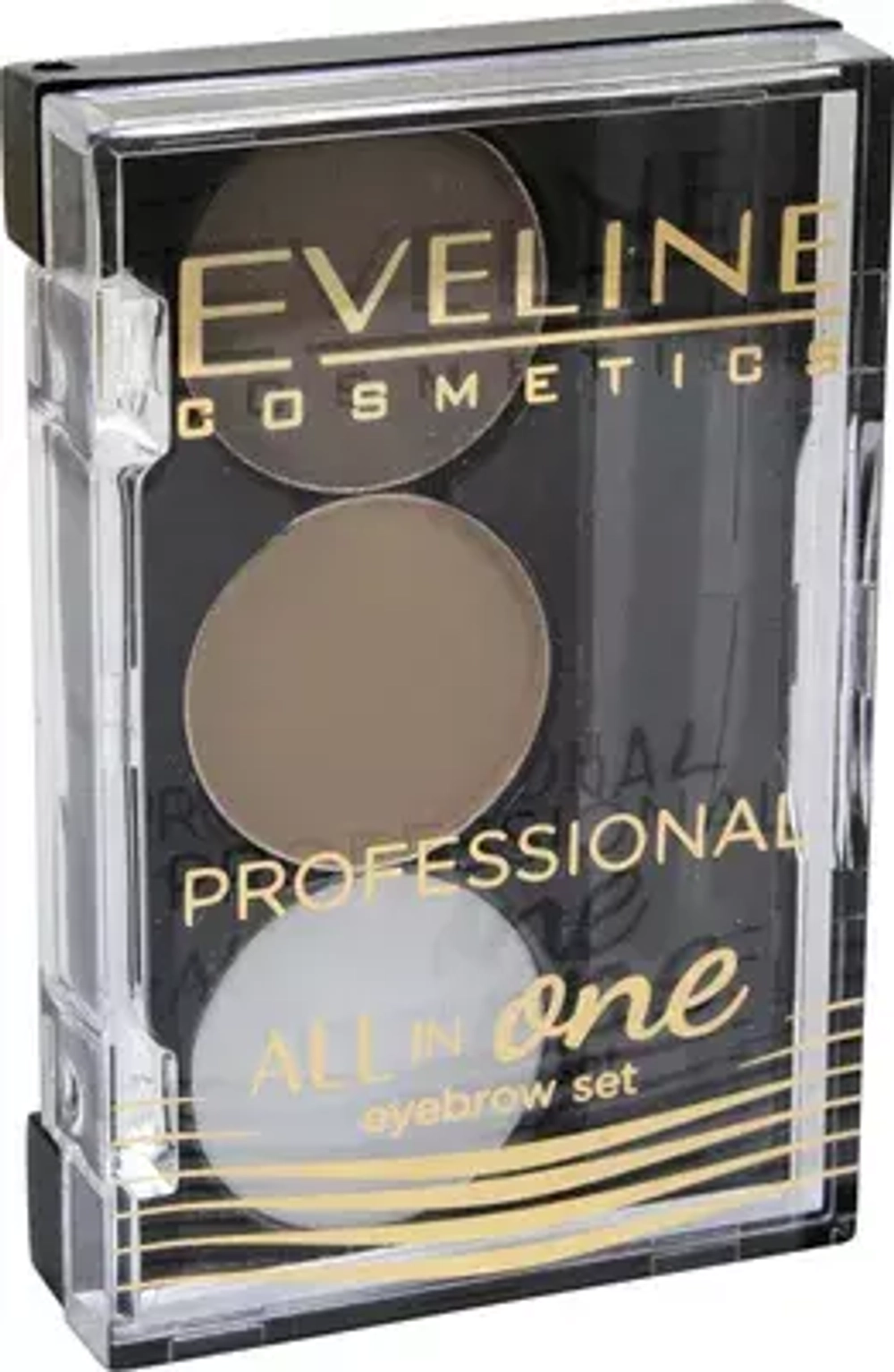"EVELINE" Профессиональный набор д/стилизации и макияжа бровей №2 OLL IN ONE