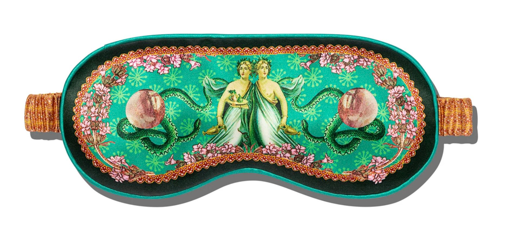 Маска для сна из 100% шелка SlipSilk, коллекция ZODIAC БЛИЗНЕЦЫ