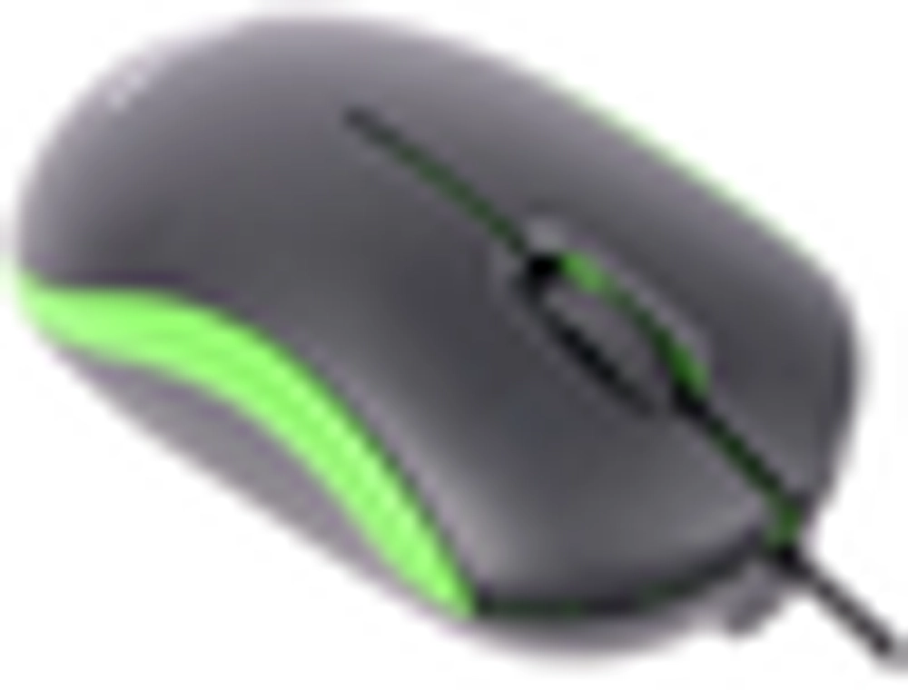 Мышь проводная Ritmix ROM-111 green