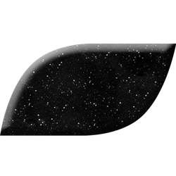 Мойка каменная S-22 глянец (Sim Gran), Черный