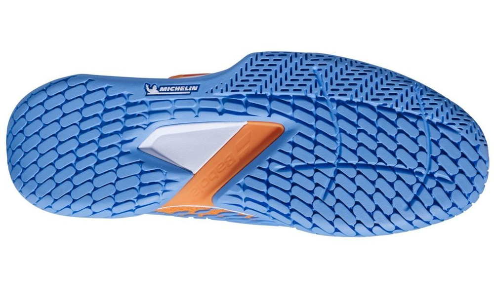 Мужские кроссовки теннисные Babolat Propulse Fury 3 Clay - апельсиновая корка