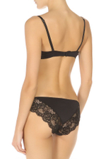 Трусики-бразилиана с кружевом Imogen (Размер: XS) (Цвет: телесный)