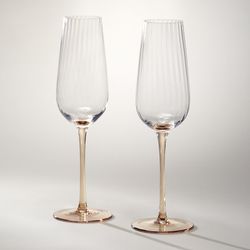 НАБОР БОКАЛОВ ДЛЯ ШАМПАНСКОГО ИЗ 2-Х ШТУК "J'ADORE" 250 МЛ