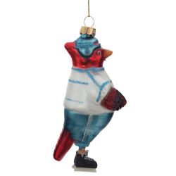 GAEM Украшение новогоднее "Птица-хоккеист", L10,5 W7 H14,5 см