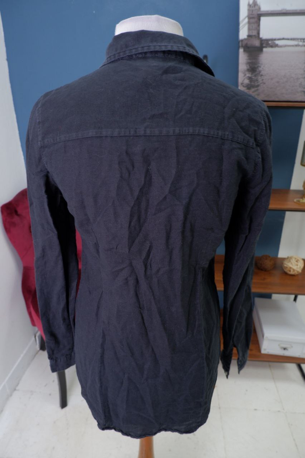 Рубашка Papaya Weekend из хлопка и льна 42 размер